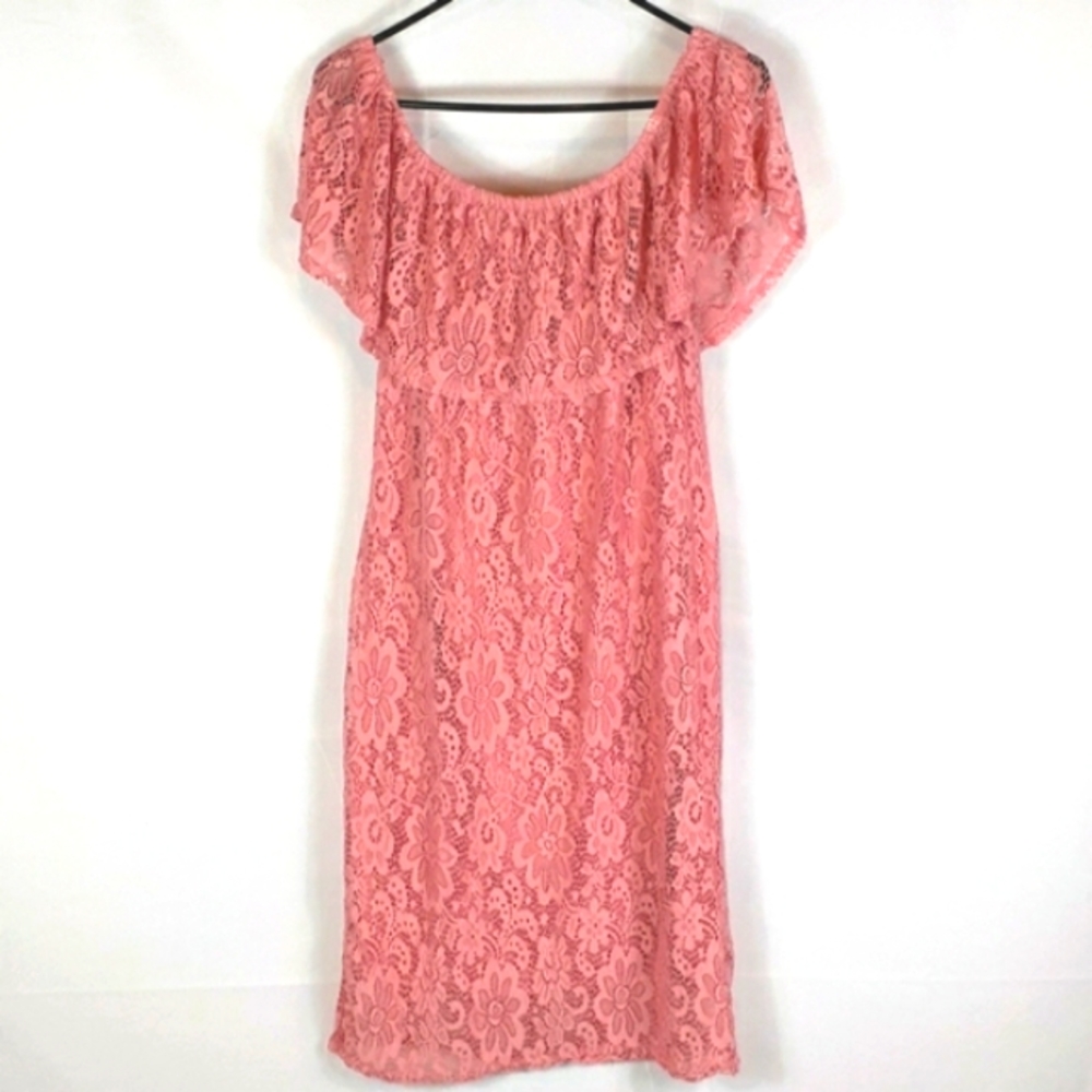 Off Shoulder Lace Dress